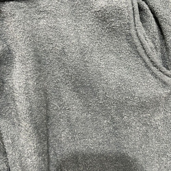 Young Fabulous & Broke Size M Jogger Sweatpants Fuzzy Soft Pocket Grey Stretch - Picture 6 of 12